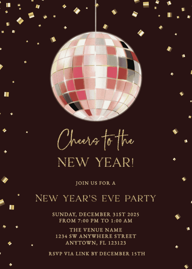 New year disco