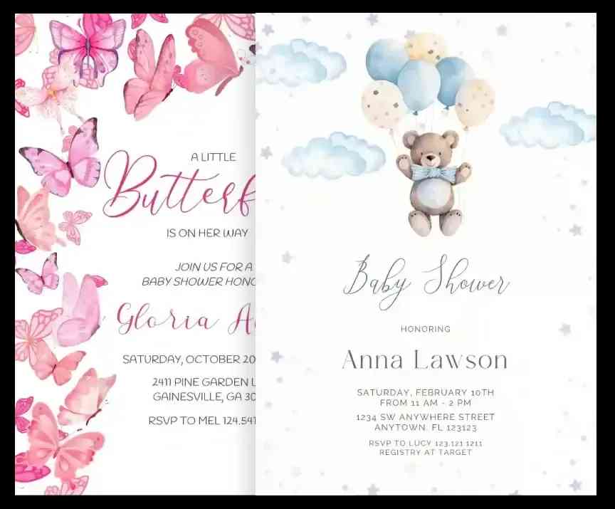 Invitaciones para baby shower