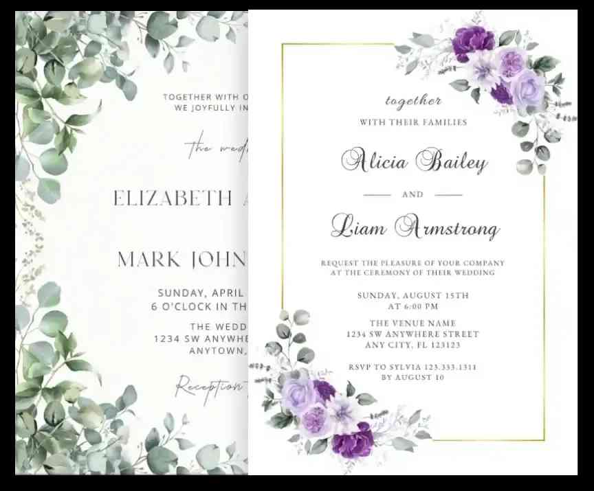 Invitaciones de Boda