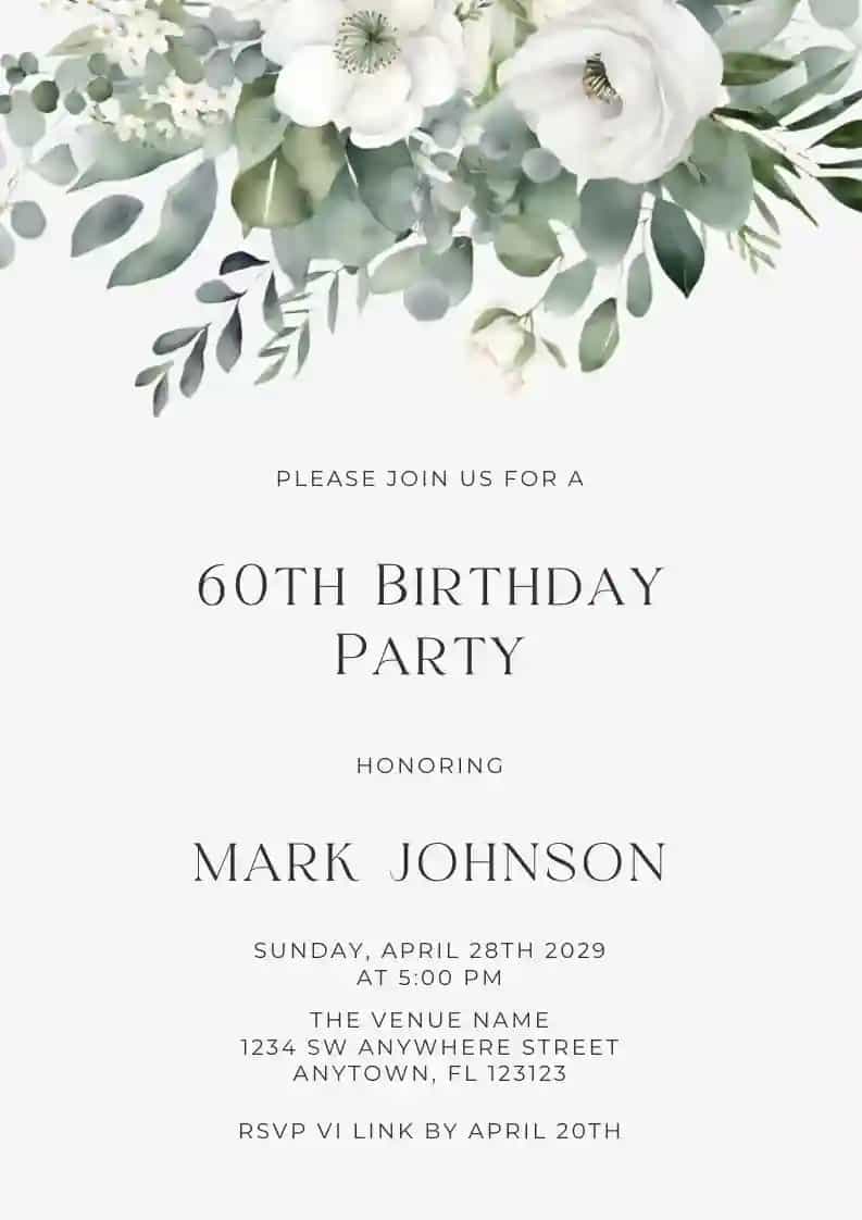 Floral Watercolor Calm